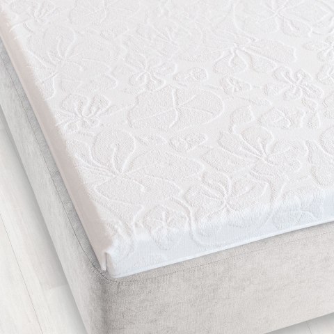 Prześcieradło frotte bez gumki 150x205 białe K11 500 Tulipan Zwoltex Prześcieradło frotte bez gumki 150x205 białe K11 500 Tulipan Zwoltex