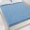 Prześcieradło frotte bez gumki 175x220 niebieskie K26 6400 Tulipan Zwoltex Prześcieradło frotte bez gumki 175x220 niebieskie K26 6400 Tulipan Zwoltex