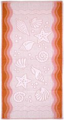 Ręcznik Flora Ocean 40x60 brzoskwiniowy bawełniany frotte 380 g/m2 Greno Ręcznik Flora Ocean 40x60 brzoskwiniowy bawełniany frotte 380 g/m2 Greno