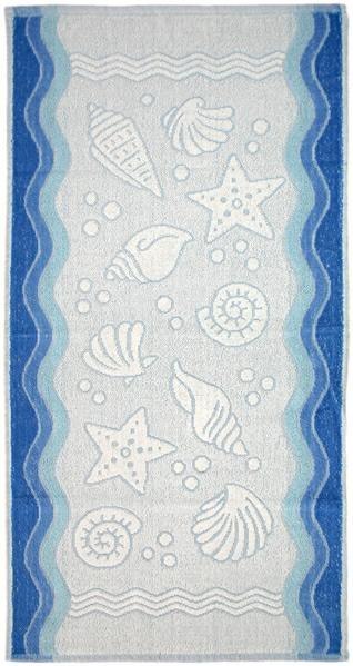 Ręcznik Flora Ocean 40x60 niebieski bawełniany frotte 380 g/m2 Greno Ręcznik Flora Ocean 40x60 niebieski bawełniany frotte 380 g/m2 Greno