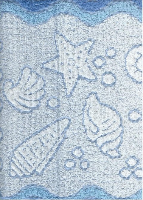 Ręcznik Flora Ocean 40x60 niebieski bawełniany frotte 380 g/m2 Greno Ręcznik Flora Ocean 40x60 niebieski bawełniany frotte 380 g/m2 Greno
