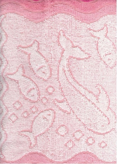 Ręcznik Flora Ocean 40x60 różowy bawełniany frotte 380 g/m2 Greno Ręcznik Flora Ocean 40x60 różowy bawełniany frotte 380 g/m2 Greno