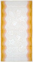 Ręcznik Flora Ocean 40x60 żółty bawełniany frotte 380 g/m2 Greno Ręcznik Flora Ocean 40x60 żółty bawełniany frotte 380 g/m2 Greno