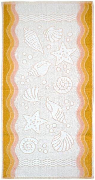 Ręcznik Flora Ocean 40x60 żółty bawełniany frotte 380 g/m2 Greno Ręcznik Flora Ocean 40x60 żółty bawełniany frotte 380 g/m2 Greno