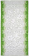 Ręcznik Flora Ocean 50x100 zielony bawełniany frotte 380 g/m2 Greno Ręcznik Flora Ocean 50x100 zielony bawełniany frotte 380 g/m2 Greno