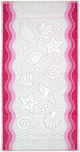 Ręcznik Flora Ocean 70x140 różowy bawełniany frotte 380 g/m2 Greno Ręcznik Flora Ocean 70x140 różowy bawełniany frotte 380 g/m2 Greno
