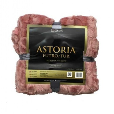 Koc narzuta 130x170 Astoria Futro różowy włochacz futrzak Lato 23 Koc narzuta 130x170 Astoria Futro różowy włochacz futrzak Lato 23