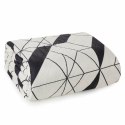 Narzuta dekoracyjna 170x210 Geo 1 kremowa czarna geometryczna D91 A Narzuta dekoracyjna 170x210 Geo 1 kremowa czarna geometryczna D91 A