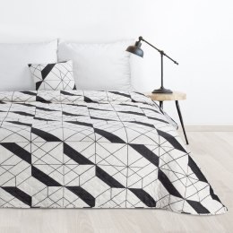 Narzuta dekoracyjna 170x210 Geo 1 kremowa czarna geometryczna D91 A