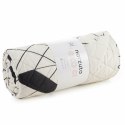Narzuta dekoracyjna 170x210 Geo 1 kremowa czarna geometryczna D91 A Narzuta dekoracyjna 170x210 Geo 1 kremowa czarna geometryczna D91 A