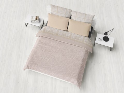Narzuta dekoracyjna 200x220 Platinum beżowa dwustronna geometria Lato 23 Narzuta dekoracyjna 200x220 Platinum beżowa dwustronna geometria Lato 23
