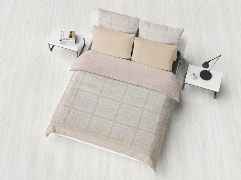 Narzuta dekoracyjna 200x220 Platinum beżowa dwustronna geometria Lato 23 Narzuta dekoracyjna 200x220 Platinum beżowa dwustronna geometria Lato 23