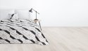 Narzuta dekoracyjna 220x240 Geo 1 kremowa czarna geometryczna D91 A Narzuta dekoracyjna 220x240 Geo 1 kremowa czarna geometryczna D91 A