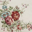 Obrus bieżnik 45x140 gobelinowy naturalny czerwony kwiaty 1233 Eurofirany Obrus bieżnik 45x140 gobelinowy naturalny czerwony kwiaty 1233 Eurofirany