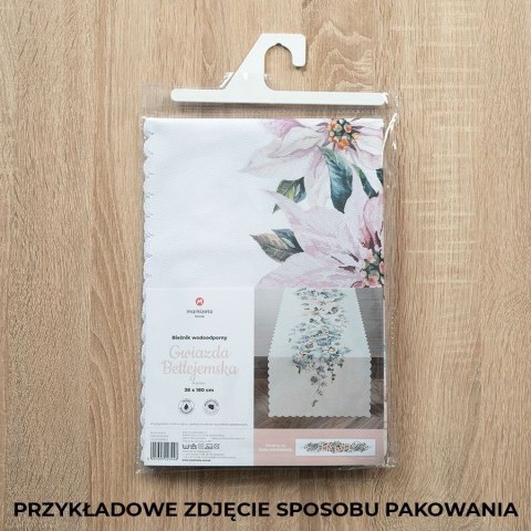 Obrus świąteczny wodoodporny 110x160 Gwiazda betlejemska różowy niebieski PBN010/KSP/C02/110160/1 Obrus świąteczny wodoodporny 110x160 Gwiazda betlejemska różowy niebieski PBN010/KSP/C02/110160/1