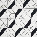 Pościel z mikrofibry 140x200 Geo 1 biała czarna geometryczna D91 A Pościel z mikrofibry 140x200 Geo 1 biała czarna geometryczna D91 A