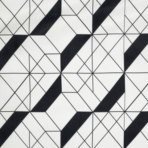 Pościel z mikrofibry 140x200 Geo 1 biała czarna geometryczna D91 A Pościel z mikrofibry 140x200 Geo 1 biała czarna geometryczna D91 A