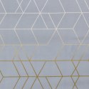 Pościel z mikrofibry 220x200 Geo 2 szara złota geometryczna D91 A Pościel z mikrofibry 220x200 Geo 2 szara złota geometryczna D91 A