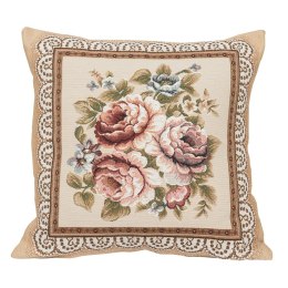 Poszewka dekoracyjna 45x45 Róże Vintage gobelinowa 700032/POP/001/045045/1