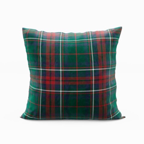 Poszewka świąteczna dekoracyjna 40x40 Velvet zielona szkoti P00031/POP/002/040040/1