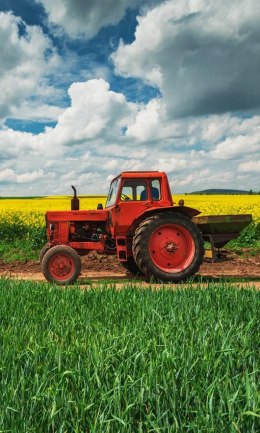 Ręczniczek do przedszkola 30x50 Traktor traktor dziecięcy Babies