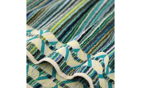 Ręcznik 50x90 Peru zielony niebieski paski frotte 500 g/m2 9152 Zwoltex Ręcznik 50x90 Peru zielony niebieski paski frotte 500 g/m2 9152 Zwoltex