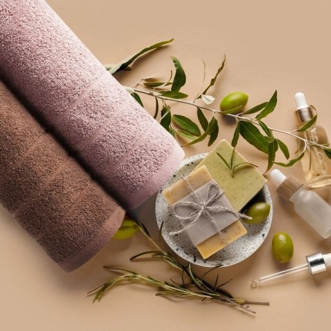 Ręcznik Dali 50x90 kremowy frotte 500g/m2 Eurofirany Ręcznik Dali 50x90 kremowy frotte 500g/m2 Eurofirany