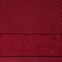 Ręcznik Frida 30x50 bordowy frotte 500g/m2 Eurofirany
