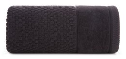 Ręcznik Frida 30x50 czarny frotte 500g/m2 Eurofirany