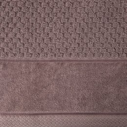 Ręcznik Frida 50x90 brązowy jasny frotte 500g/m2 Eurofirany