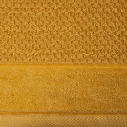 Ręcznik Frida 50x90 musztardowy frotte 500g/m2 Eurofirany