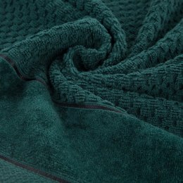 Ręcznik Frida 70x140 zielony ciemny frotte 500g/m2 Eurofirany