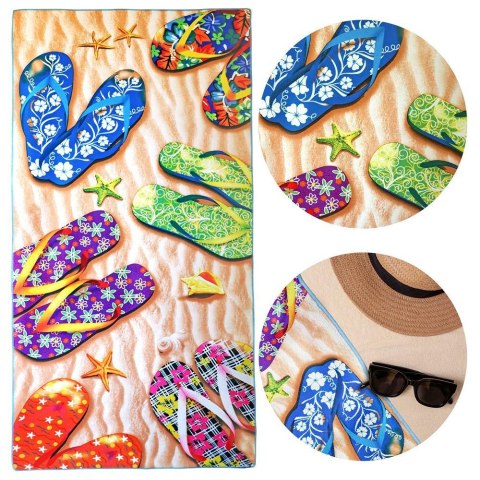 Ręcznik plażowy Summer Vibes 70x140 Muszelki Ręcznik plażowy Summer Vibes 70x140 Muszelki
