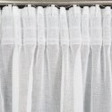 Zasłona 140x270 Dolly biała zielona kwiaty gotowa na taśmie Eurofirany E11 Zasłona 140x270 Dolly biała zielona kwiaty gotowa na taśmie Eurofirany E11
