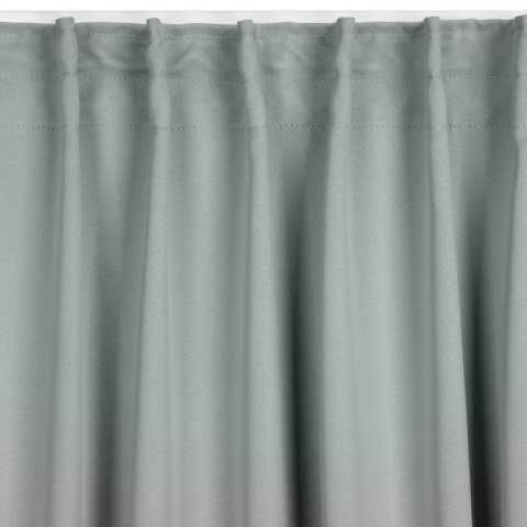 Zasłona 140x300 Milan srebrna gotowa na taśmie Blackout Eurofirany Zasłona 140x300 Milan srebrna gotowa na taśmie Blackout Eurofirany