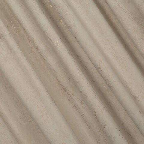Zasłona 140x300 Nadia beżowa złota marmur welurowa gotowa na taśmie Eurofirany Zasłona 140x300 Nadia beżowa złota marmur welurowa gotowa na taśmie Eurofirany