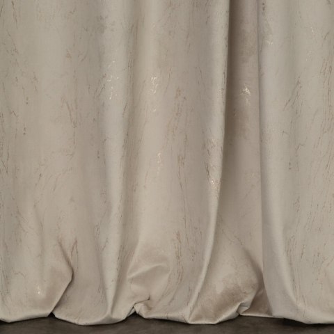 Zasłona 140x300 Nadia beżowa złota marmur welurowa gotowa na taśmie Eurofirany Zasłona 140x300 Nadia beżowa złota marmur welurowa gotowa na taśmie Eurofirany