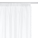 Firana 140x250 Pompoo biała gotowa na taśmie S23 Firana 140x250 Pompoo biała gotowa na taśmie S23