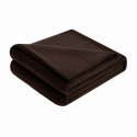 Koc bawełniany akrylowy 150x200 Mono pled brązowy I23 Koc bawełniany akrylowy 150x200 Mono pled brązowy I23