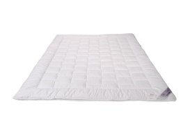 Kołdra antyalergiczna 200x220 Satin Cotton letnia 1000g biała Piórex