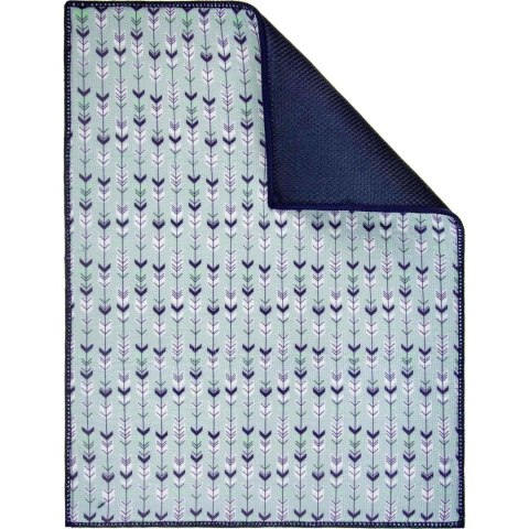 Mata do suszenia naczyń 38x51 Arrow sztrzały szara granatowa Mata do suszenia naczyń 38x51 Arrow sztrzały szara granatowa
