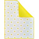 Mata do suszenia naczyń 38x51 Daisy kwiatki żółta szara Mata do suszenia naczyń 38x51 Daisy kwiatki żółta szara