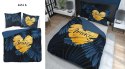 Pościel bawełniana 160x200 granatowa amore w liście 4414 A Holland 35 Pościel bawełniana 160x200 granatowa amore w liście 4414 A Holland 35
