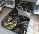 Pościel bawełniana 220x200 królowa mocy grafitowa czarna liście 4423 A Holland 35 Pościel bawełniana 220x200 królowa mocy grafitowa czarna liście 4423 A Holland 35