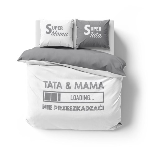 Pościel bawełniana 220x200 tata & mama nie przeszkadzać 4417 A Holland 35 Pościel bawełniana 220x200 tata & mama nie przeszkadzać 4417 A Holland 35