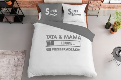 Pościel bawełniana 220x200 tata & mama nie przeszkadzać 4417 A Holland 35 Pościel bawełniana 220x200 tata & mama nie przeszkadzać 4417 A Holland 35