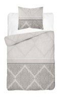 Pościel flanelowa 140x200 beżowa geometria ornamenty pasy 4514 A Flanela 2023 Pościel flanelowa 140x200 beżowa geometria ornamenty pasy 4514 A Flanela 2023