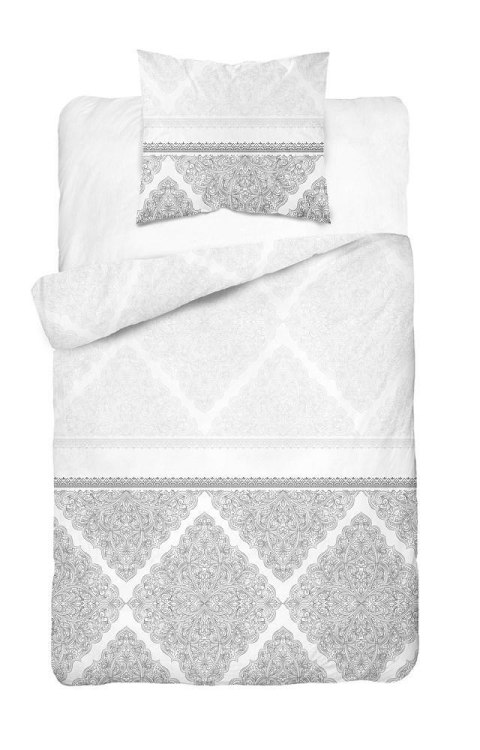 Pościel flanelowa 140x200 szara geometria ornamenty pasy 4514 B Flanela 2023 Pościel flanelowa 140x200 szara geometria ornamenty pasy 4514 B Flanela 2023