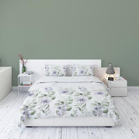 Pościel flanelowa 220x200 biała kwiaty polne wrzosowe 4522 B Flanela 2023 Pościel flanelowa 220x200 biała kwiaty polne wrzosowe 4522 B Flanela 2023