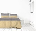 Pościel satynowa 160x200 beżowa szara Amber Frotex 23 Pościel satynowa 160x200 beżowa szara Amber Frotex 23